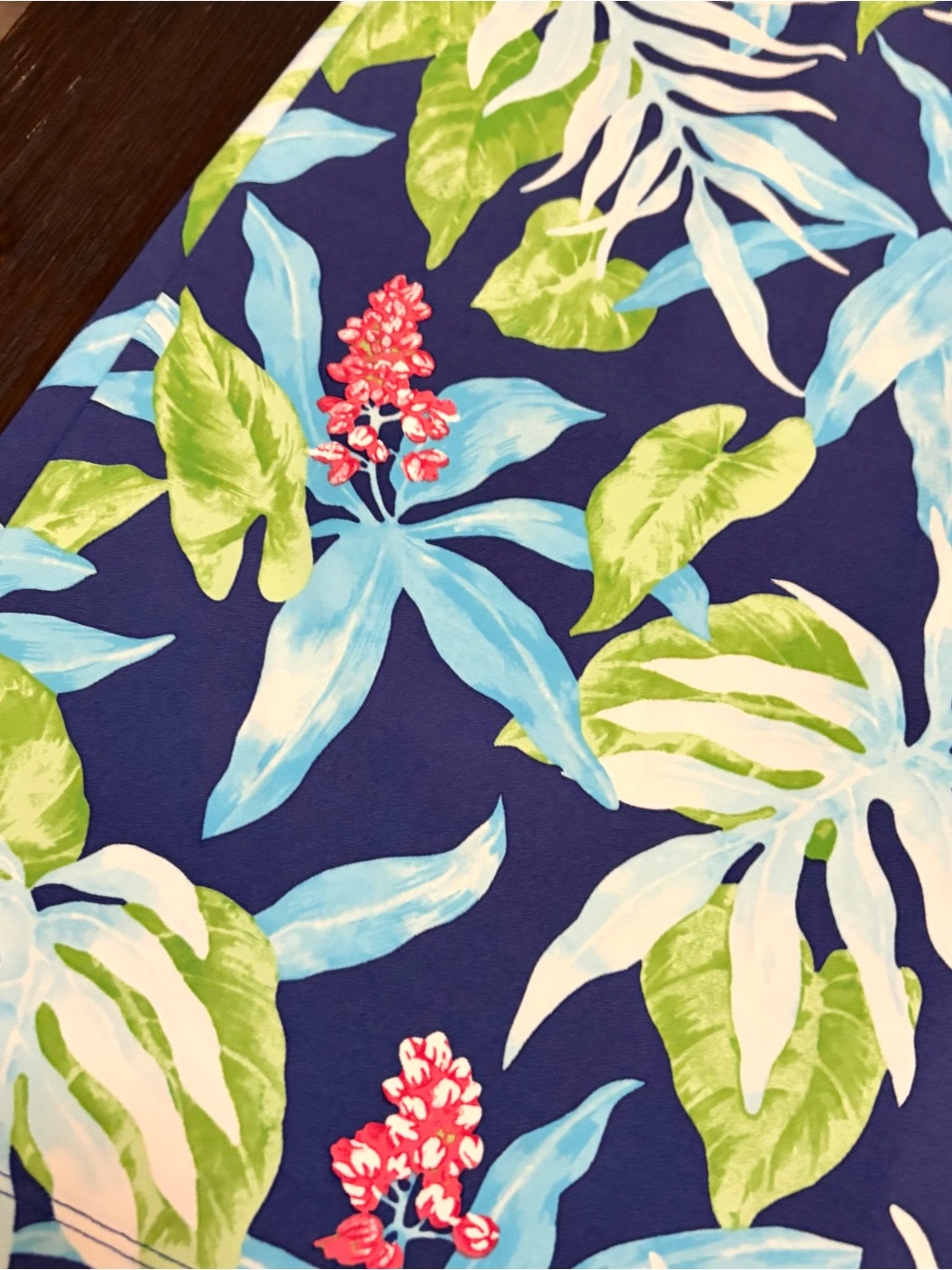 J. McLaughlin Sleeveless Dress Catalina Cloth Tropical Floral Palm Print Sheath - Picture 8 of 11